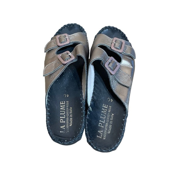 La Plume Women's black sandal size 40. Comes w/box - Picture 3 of 4